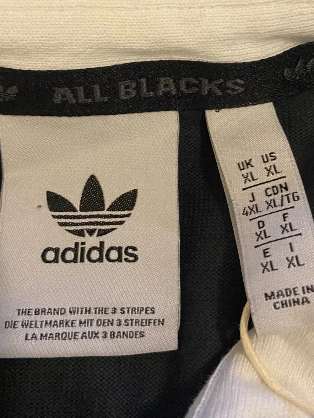 ADIDAS ORIGINALS & ALL BLACKS Heritage Rugby Polo Shirt Black Men’s SIZE XL $100